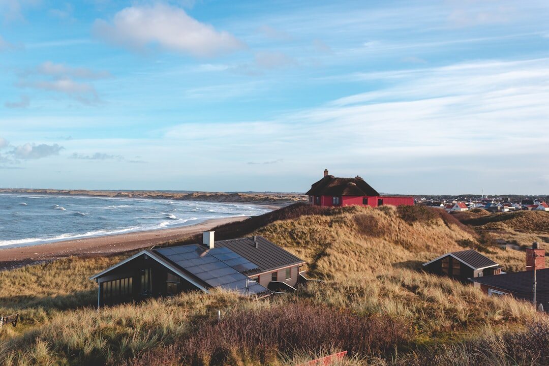 community gathering in danish village