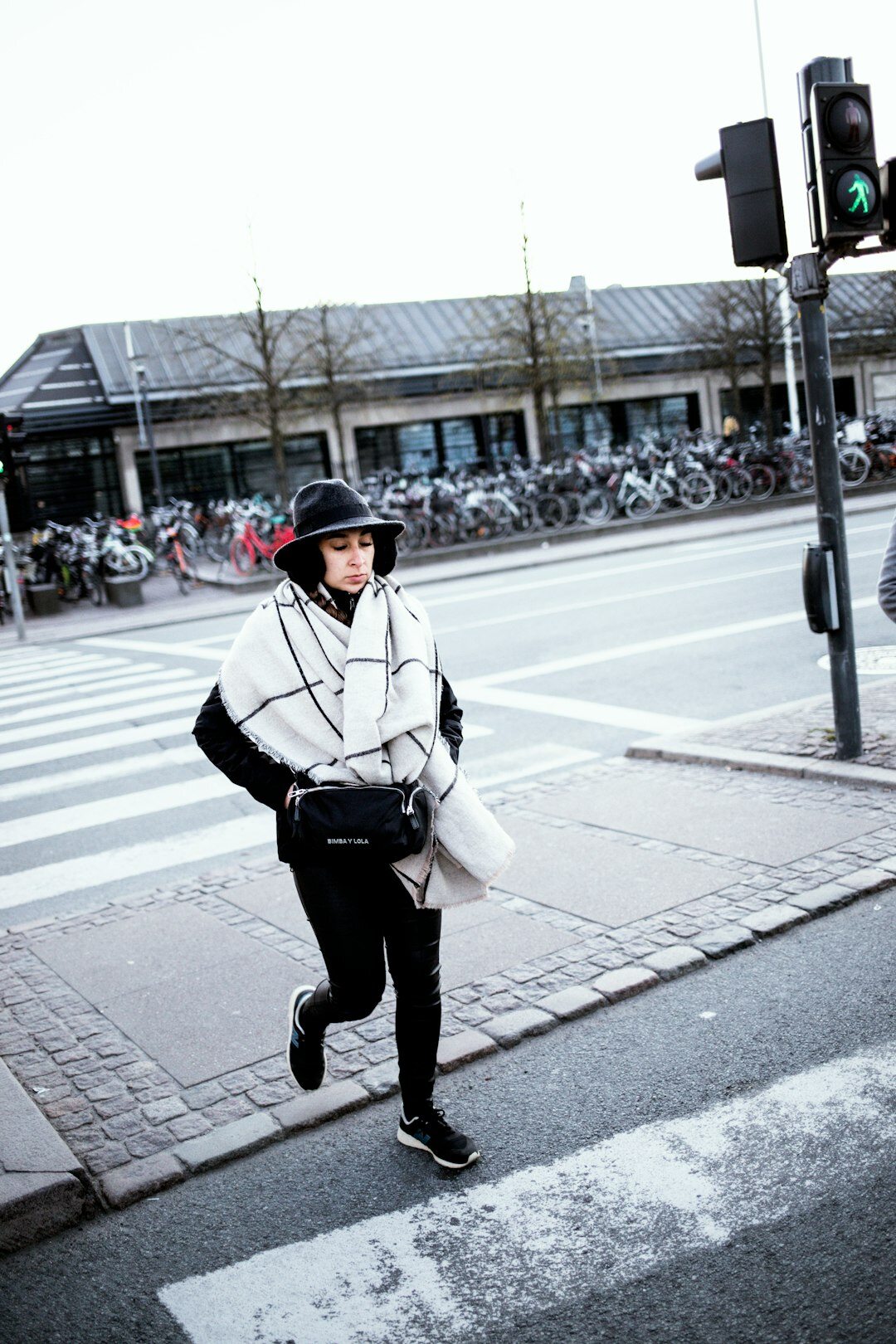 Portrait of a Danish female photojournalist in her 30s