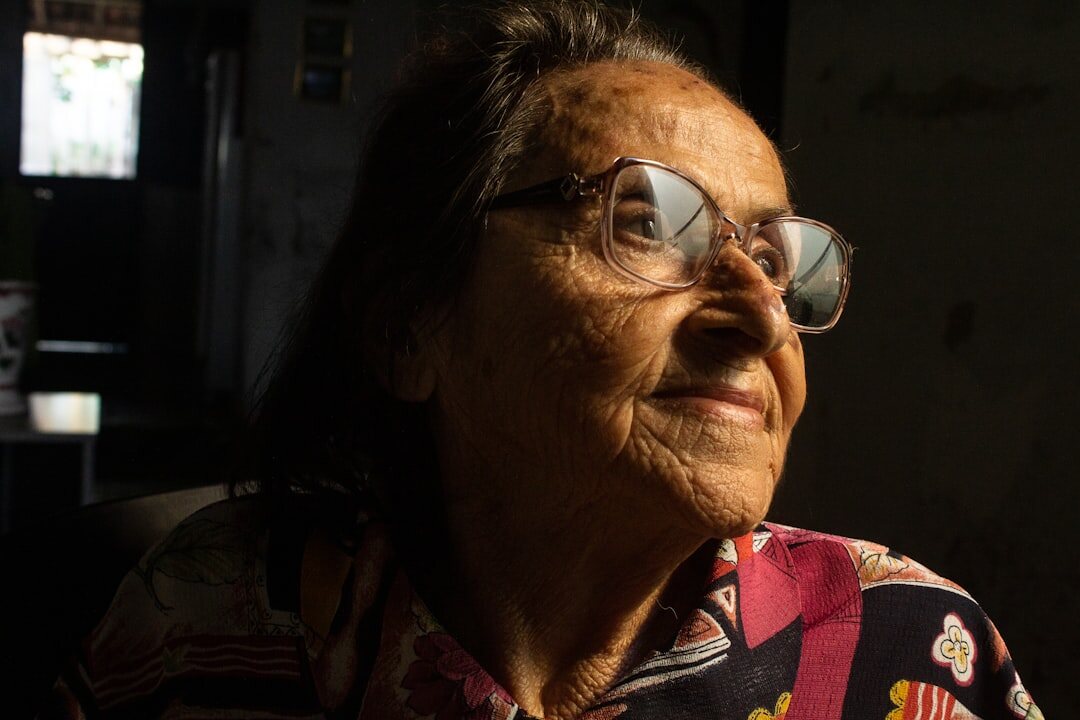 elderly woman portrait