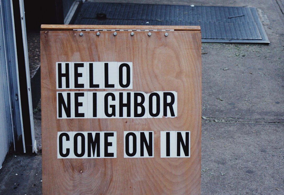 group of neighbors in conversation